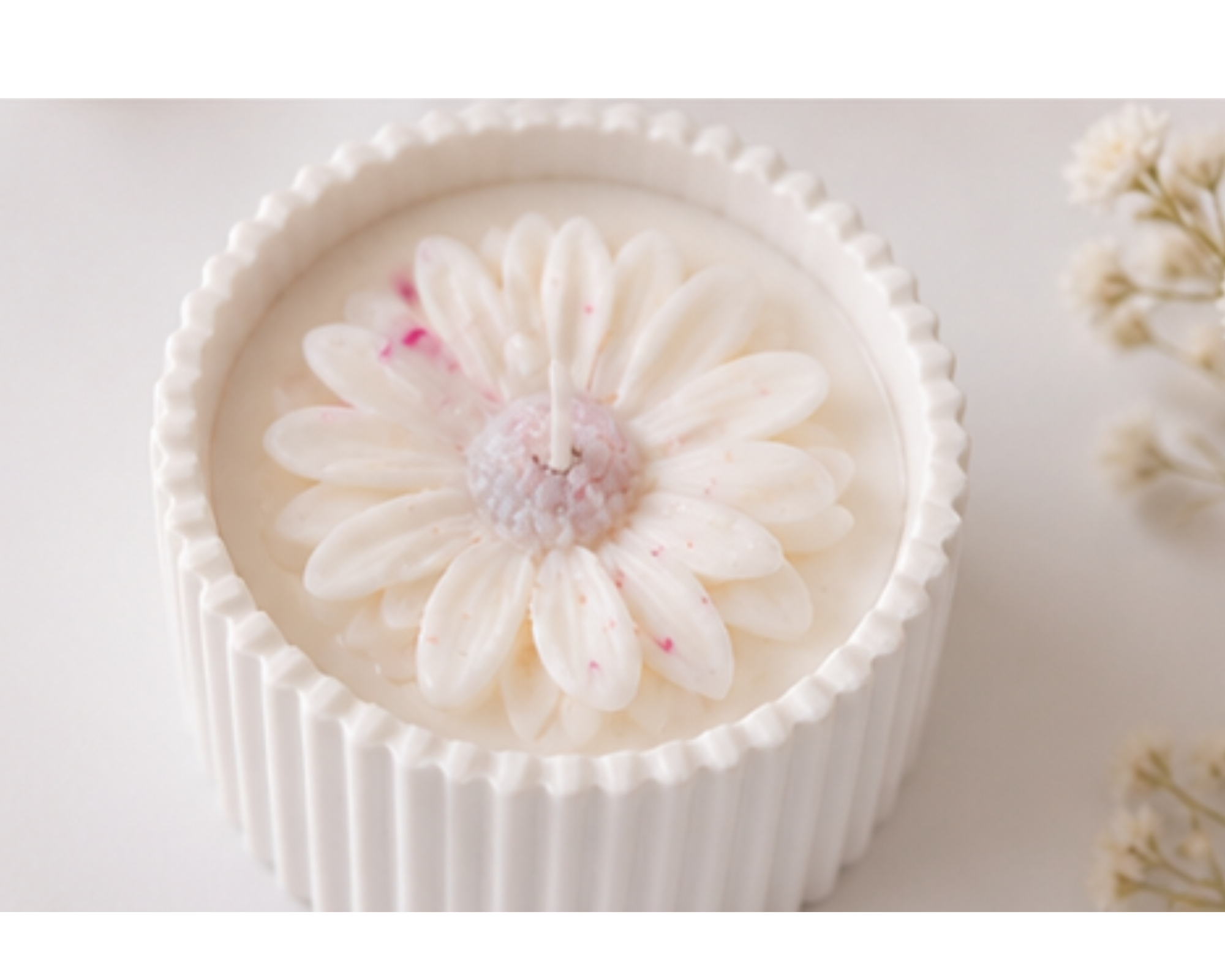 Flower candle cup