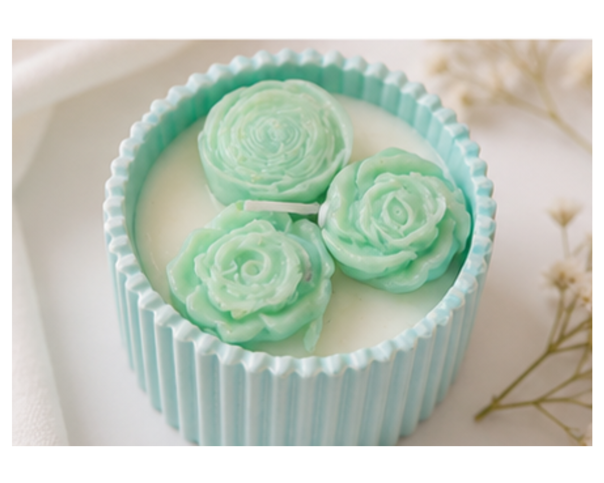 Flower candle cup