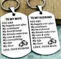 TO MY WIFE/ HUSBAND KEYRINGS
