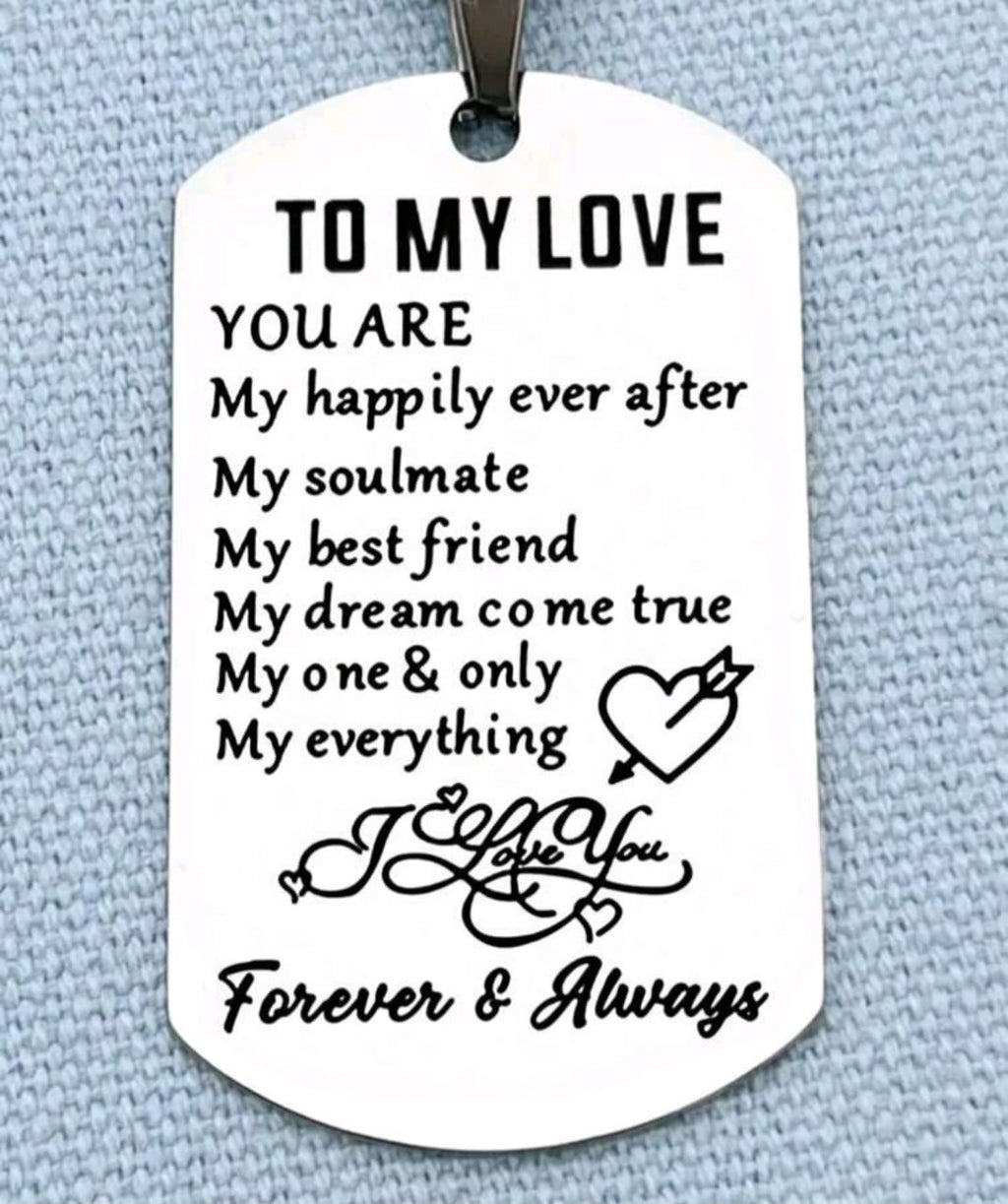 KEY CHAIN - To my Love