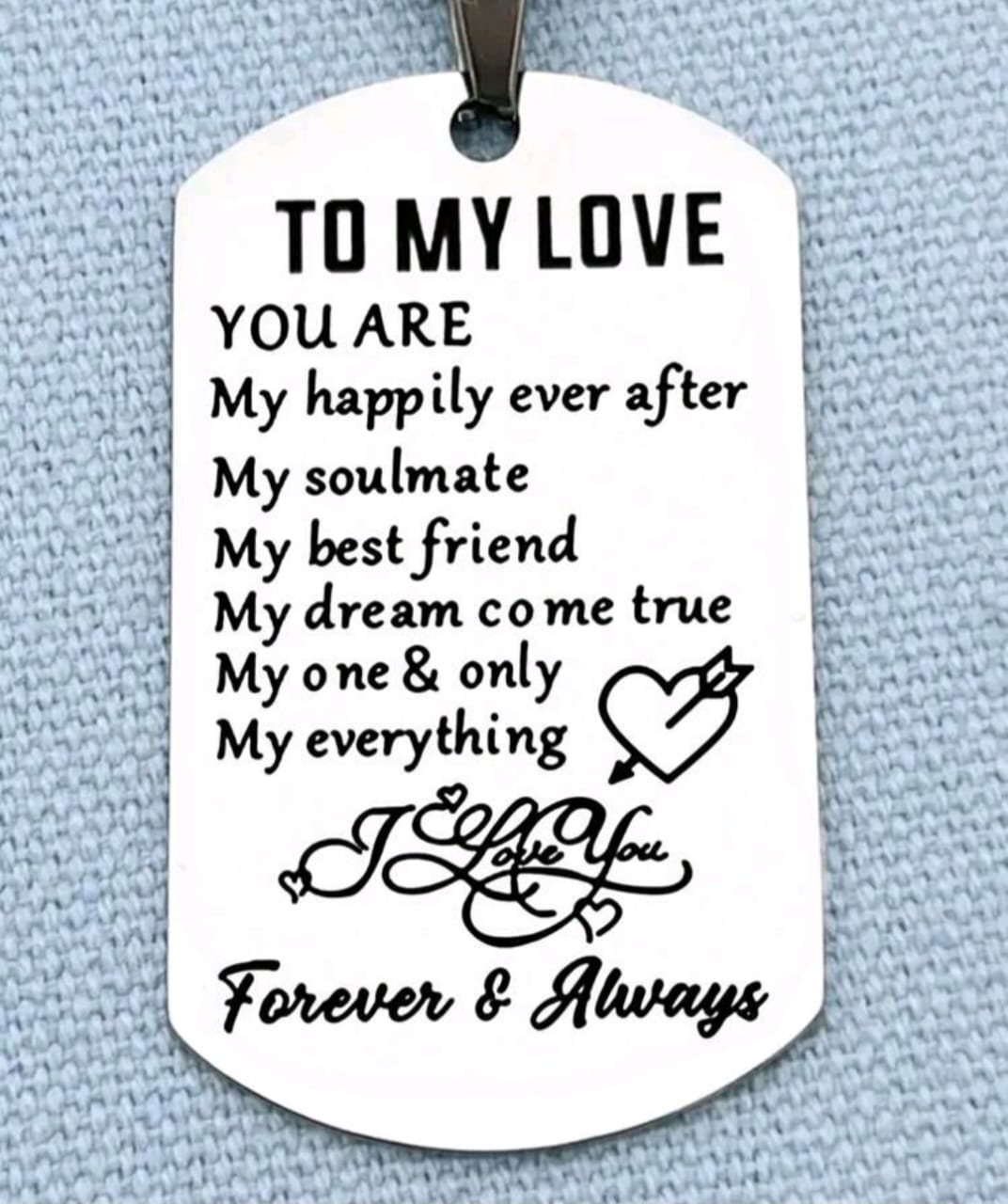 KEY CHAIN - To my Love