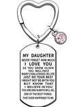 KEYCHAIN - TO MY DAUGHTER