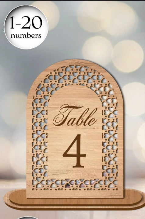 NUMBERS - TABLE