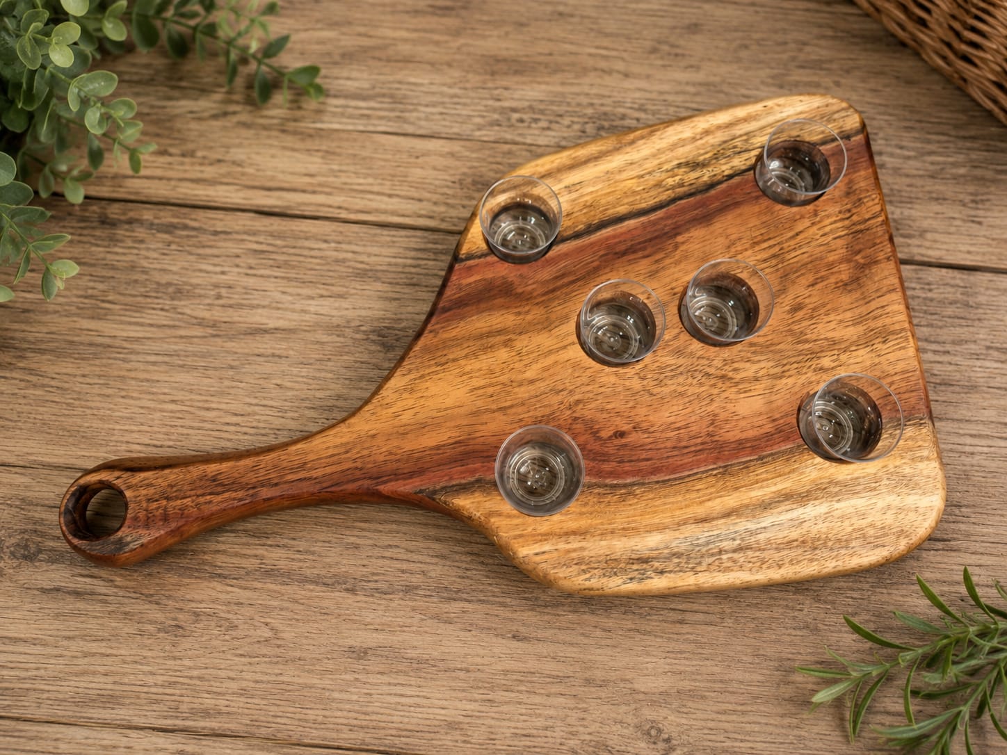 Blackwood shot board