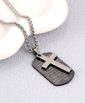 MENS - CROSD AND TAG CHAIN