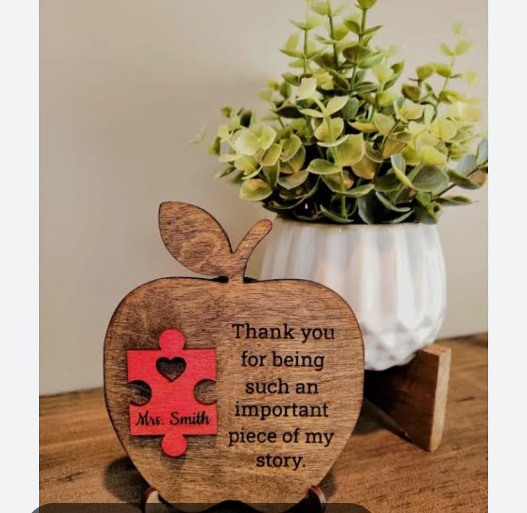 TEACHER GIFTS - SPECIAL MESSAGE OF THANKS