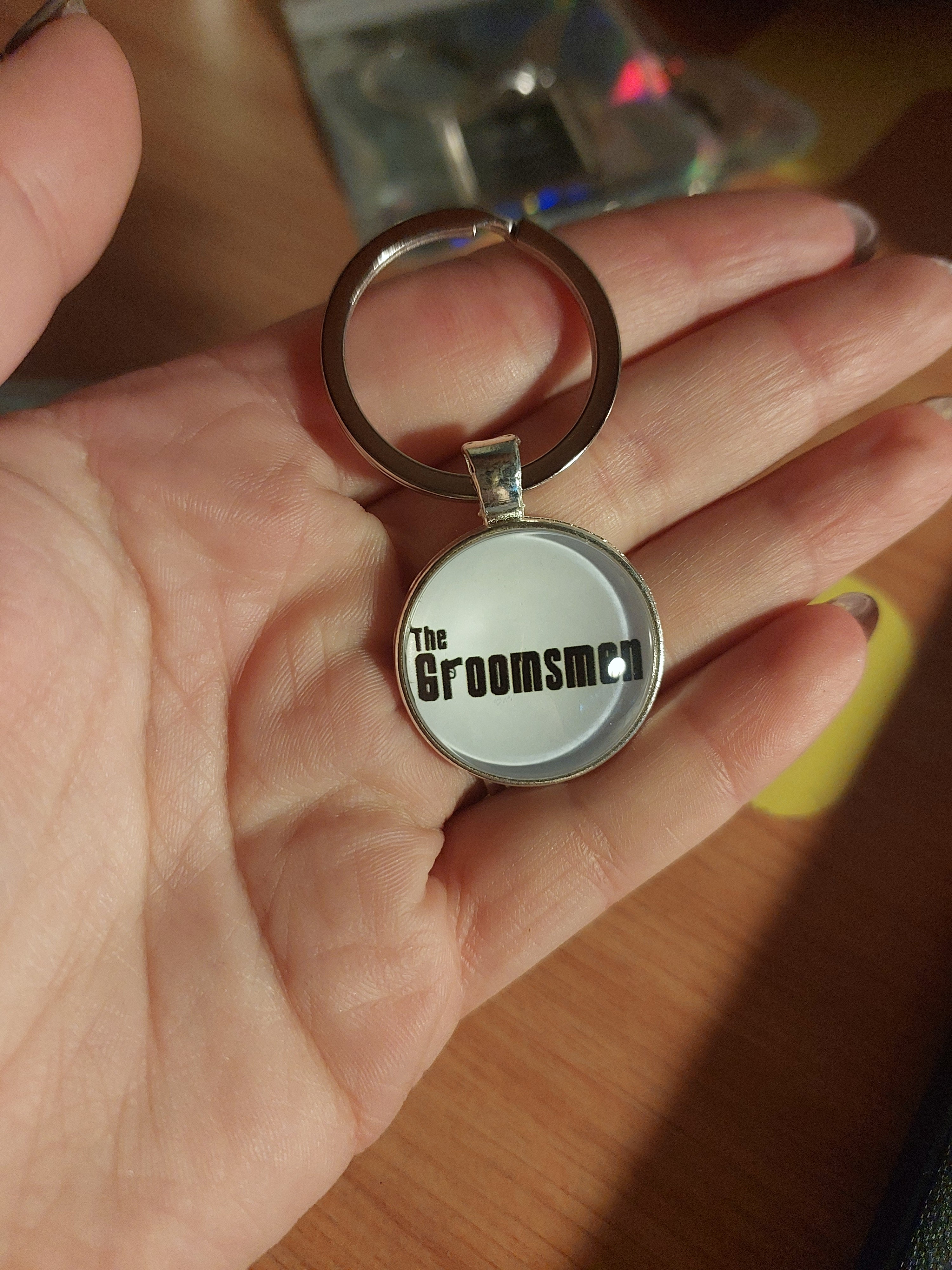 GROOMSMAN KEYRING