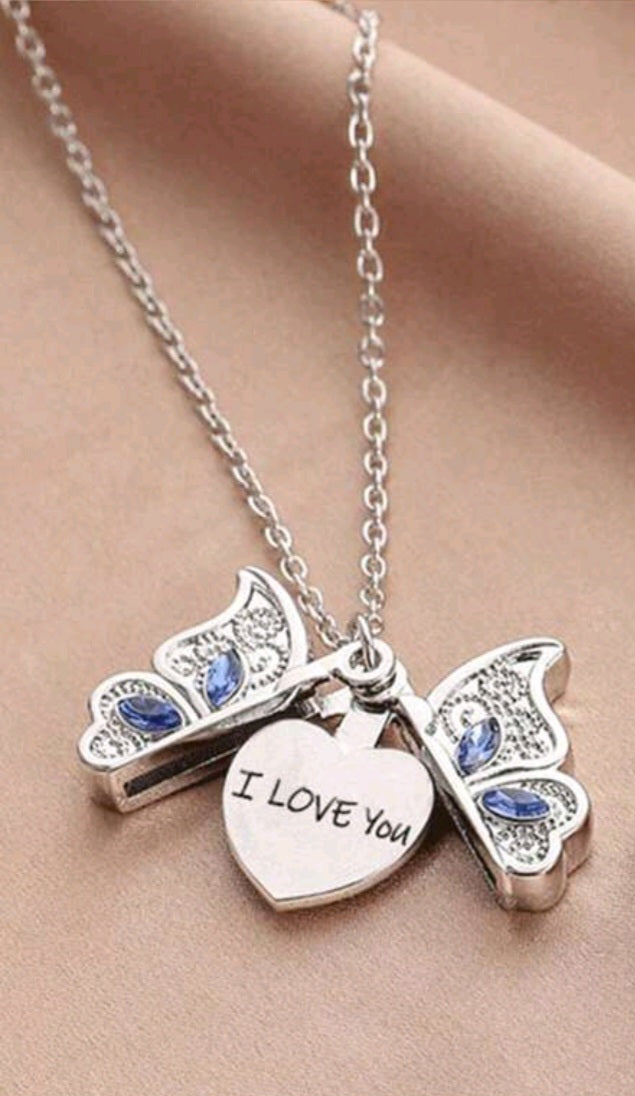 LADIES - I LOVE YOU BUTTERFLY CHAIN