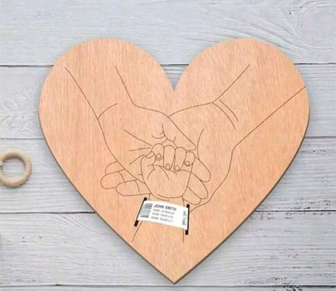 Baby Gift: Baby Hospital Band display