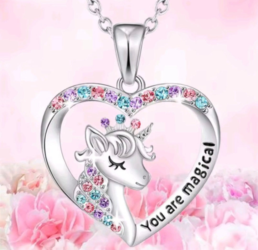 GIRLS - UNICORN CHAIN IN HART