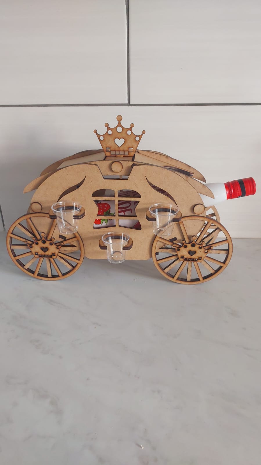BOTTLE HOLDERS - LASER CUT