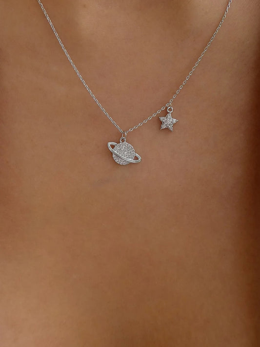 NECKLACE - Planet charms