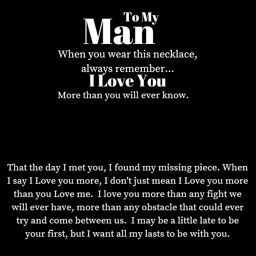 BRACELET - TO  MY HUSBAND